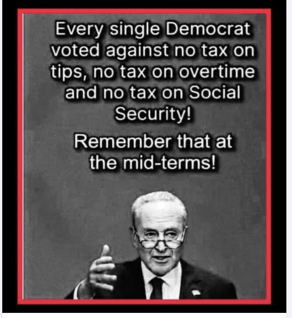 Democrats and Taxes…