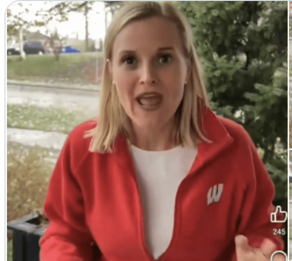 Sarah Godlewski and hail