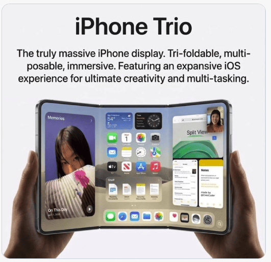 Tri-fold phone